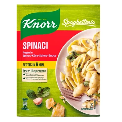 Instant KNORR Spaghetteria tészta spenótos szószban 160 g