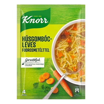 Instant tésztás leves KNORR Húsgombócleves fodrosmetélttel 43 g