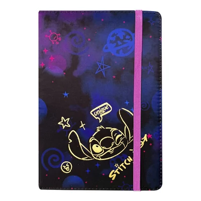 Jegyzetfüzet vonalas COOLPACK Stitch Gold 1. A/5 80 lapos gumis