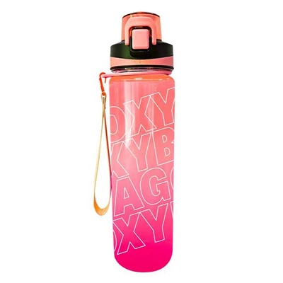 Kulacs OXY LIFE műanyag BPA-mentes 800 ml Ombre rózsaszín