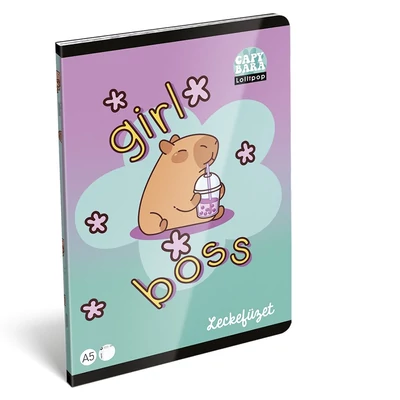 Leckefüzet LIZZYSULI A/5 40 lapos Lollipop Capybara