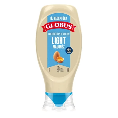 Majonéz GLOBUS Light flakonos 440 g