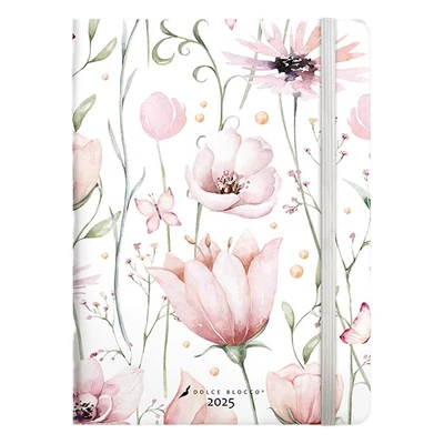 Notesz ponthálós DOLCE BLOCCO Secret Journal A/5 176 oldalas Bellflower keménytáblás gumis