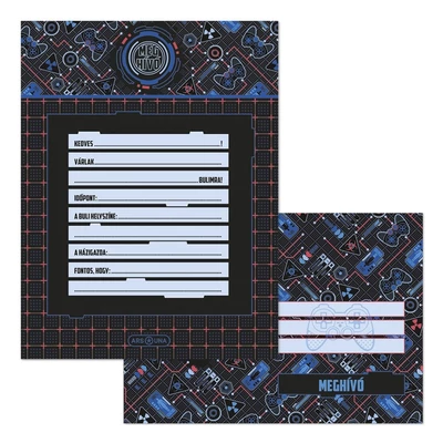 Partimeghívó ARS UNA 10 ív+10 db boríték Gamers Hud