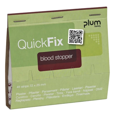 Sebtapasz utántöltő PLUM QuicFix vérzéscsillapító 45 darabos