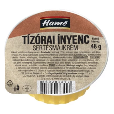 Sertésmájkrém HAMÉ tízórai ínyenc 48 g