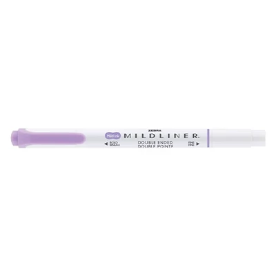 Szövegkiemelő kétvégű ZEBRA Mildliner cool & refined 1,4-4,0 mm lila