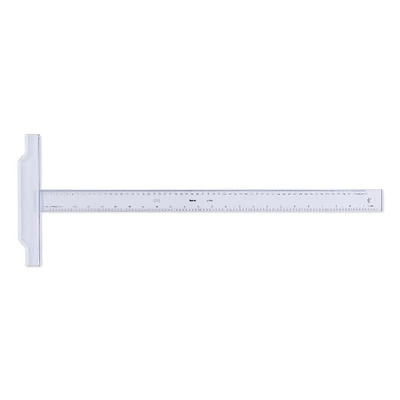 T-Vonalzó ARISTO fix fejjel 60 cm víztiszta