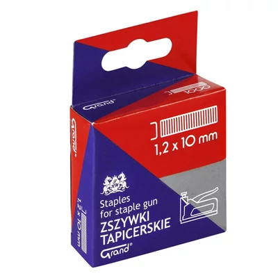 Tűzőkapocs GRAND 1,2x10 mm 1000 darabos
