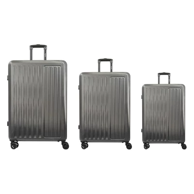 Utazótáska szett PIERRE CARDIN 3db szürke