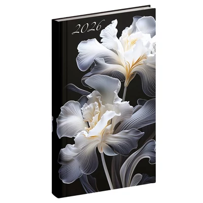 Zsebnaptár REALSYSTEM Picture álló fehér lapos Írisz 2026.