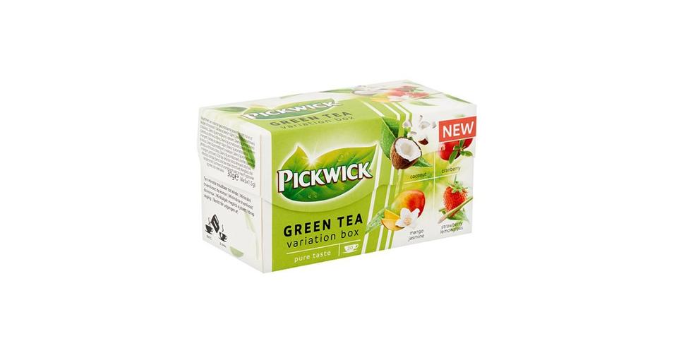 Zöld tea PICKWICK variációk Kókusz-vörösáfonya-mangó ...